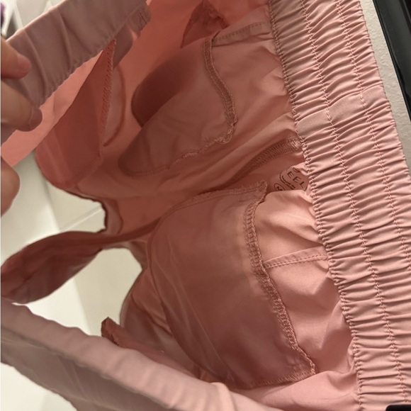 Baby Pink Women's Athletic Fast Dry Running Workout Shorts - Picture 4 of 9